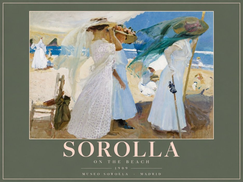 Sorolla On the Beach No4 - Plakat