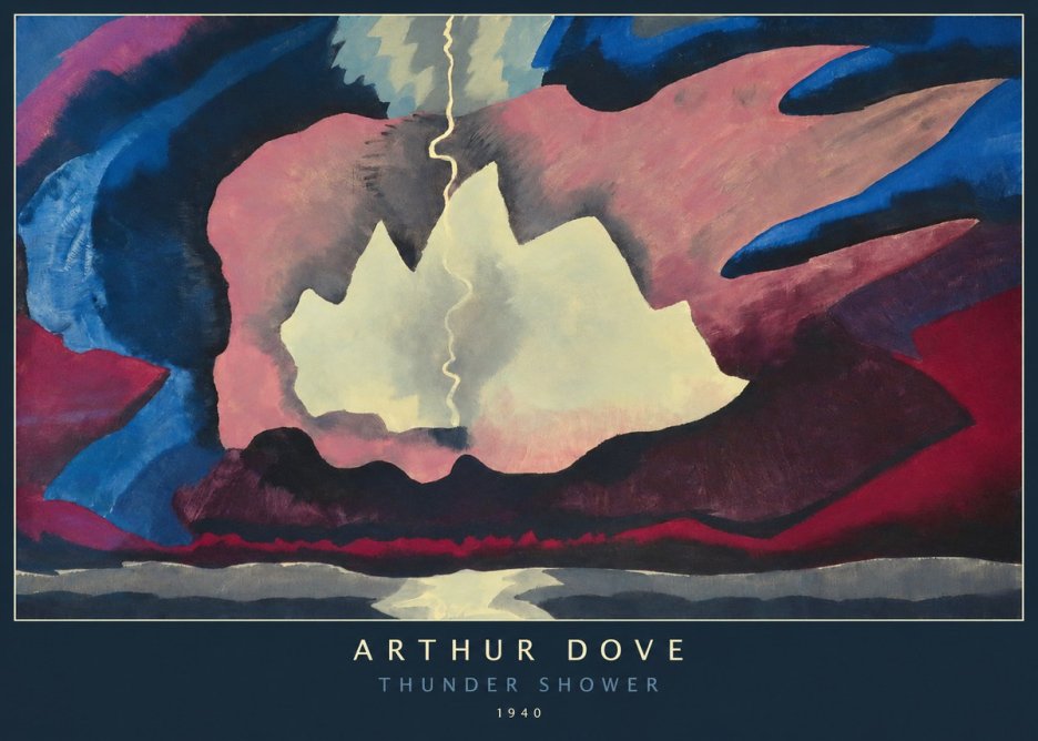 Arthur Dove Thunder Shower No6 - Plakat