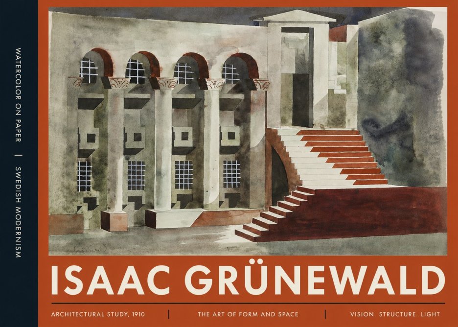Isaac Grünewald Architectural Study, 1910 No4 - Plakat