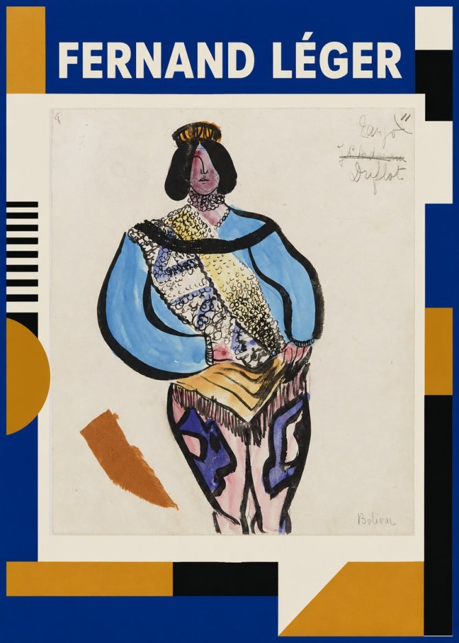 Fernand Léger Bolivar VIII No1 - Plakat