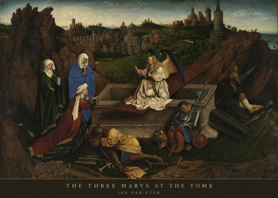 Jan van Eyck The Three Marys at the Tomb No5 - Plakat