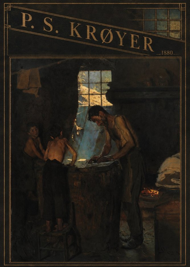 P.S. Krøyer A Forge No5 - Plakat