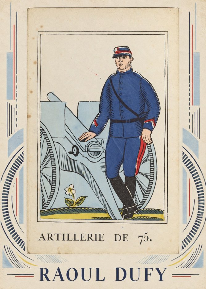 Raoul Dufy Artillerie De 75. No3 - Plakat