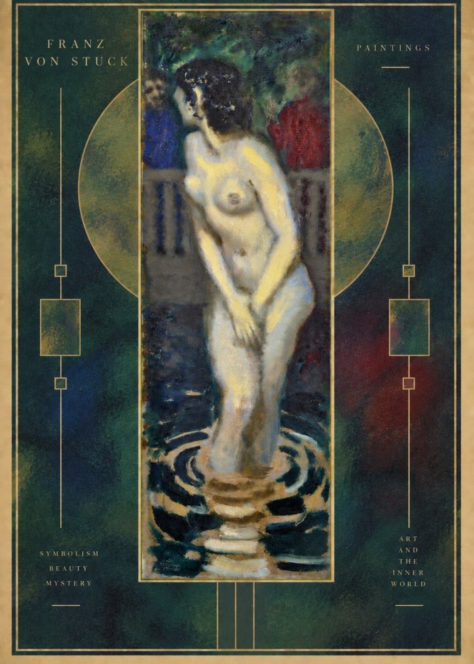 Franz von Stuck The Bather No6 - Plakat