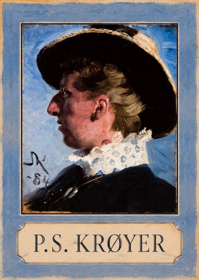 P.S. Krøyer Self-portrait II No1 - Plakat