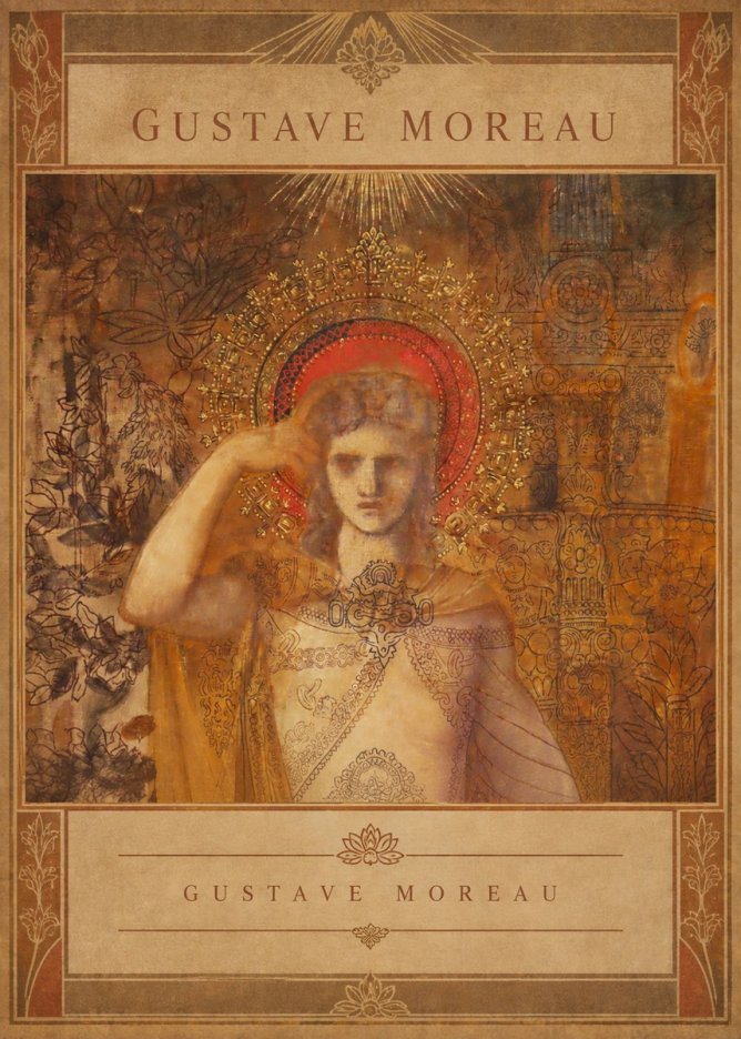 Gustave Moreau The Messenger No2 - Plakat