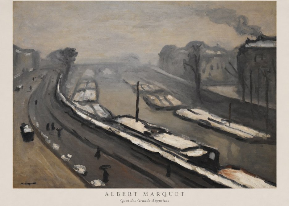 Albert Marquet Quai Des Grands-augustins No6 - Plakat