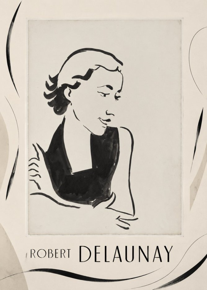 Robert Delaunay Figure Study No5 - Plakat