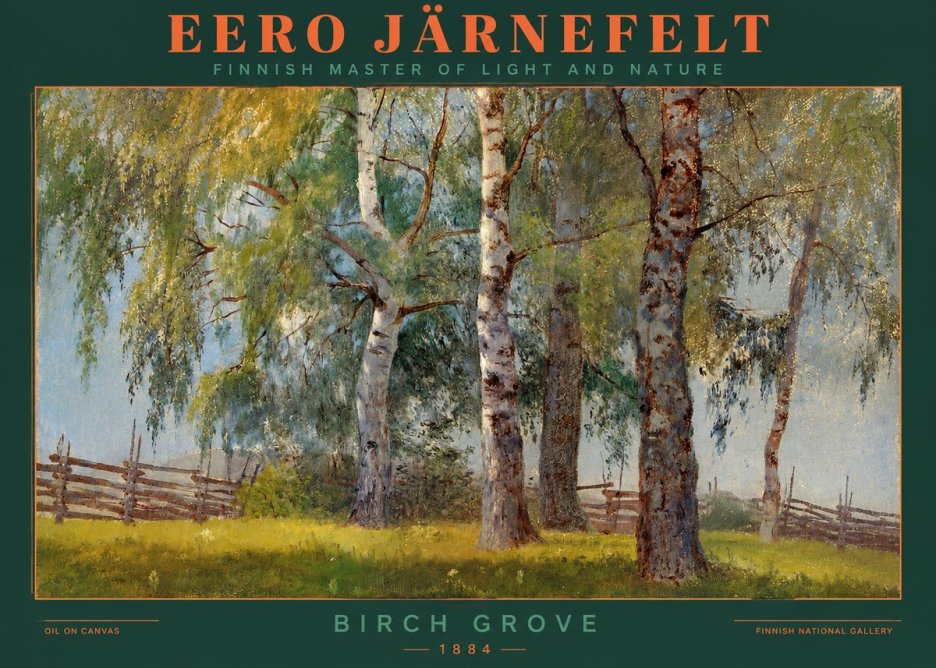 Eero Järnefelt Birch Grove No2 - Plakat