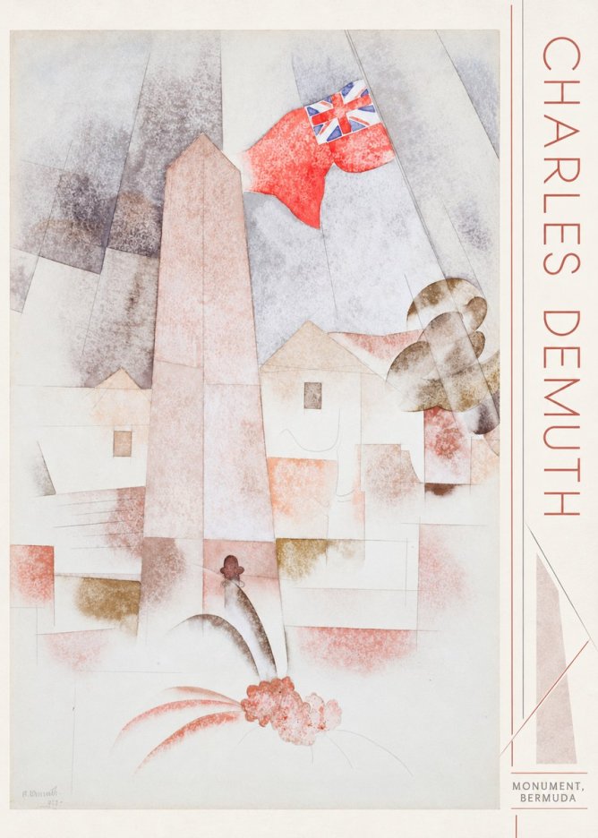 Charles Demuth Monument, Bermuda No2 - Plakat