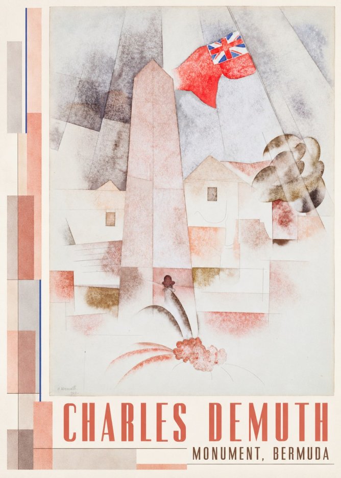 Charles Demuth Monument, Bermuda No4 - Plakat