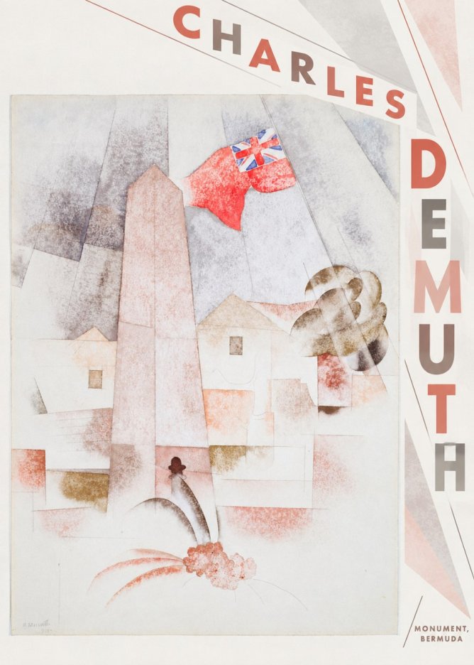 Charles Demuth Monument, Bermuda No5 - Plakat