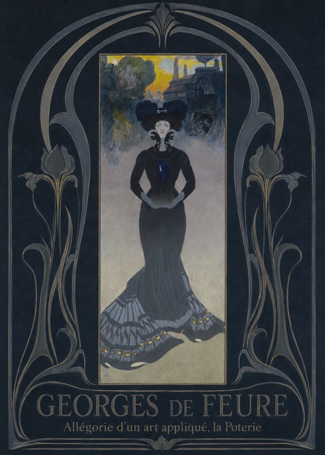 Georges de Feure Allégorie D'un Art Appliqué, La Poterie No3 - Plakat