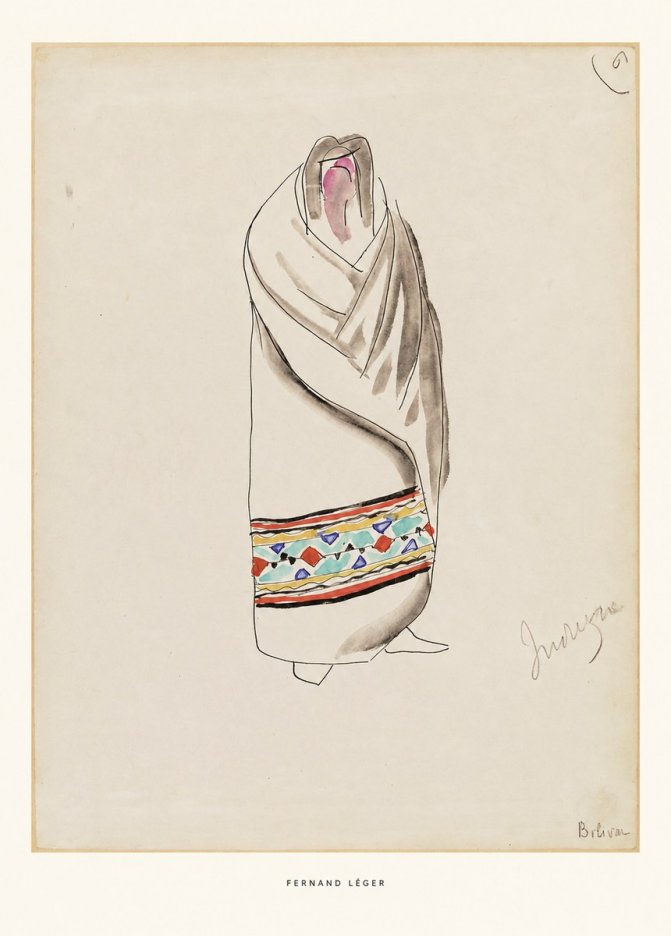 Fernand Léger Indiene, Bolivia No5 - Plakat