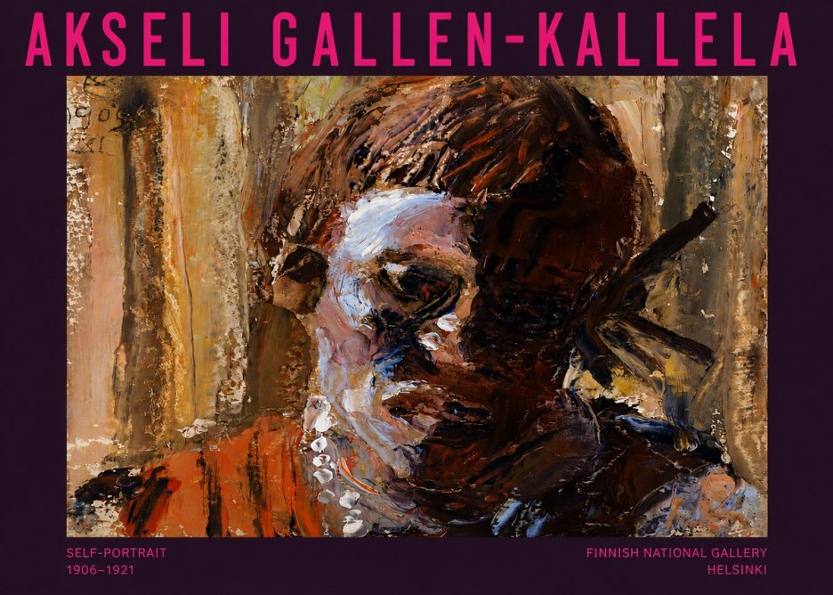 Akseli Gallen-Kallela Self-portrait, 1906-1921 No3 - Plakat