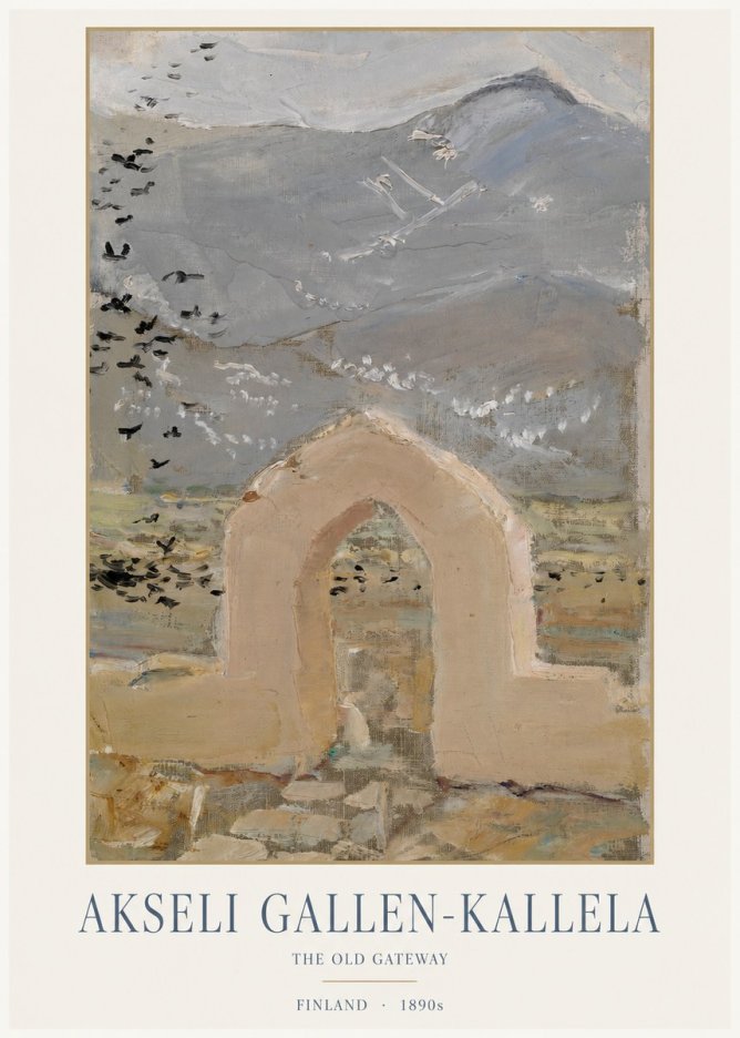Akseli Gallen-Kallela The Arch No6 - Plakat
