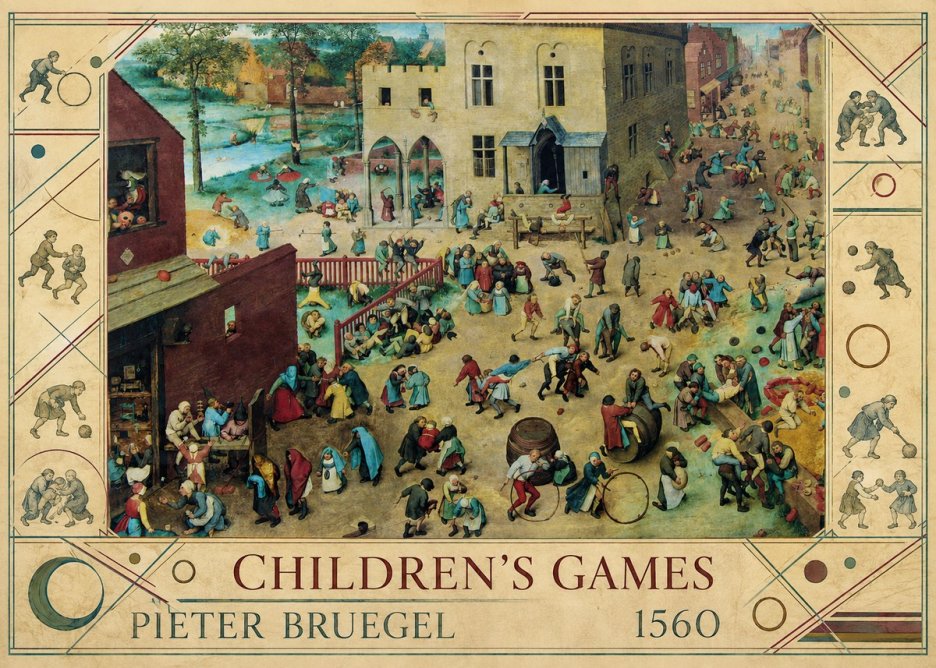 Pieter Bruegel Children's Games III No6 - Plakat