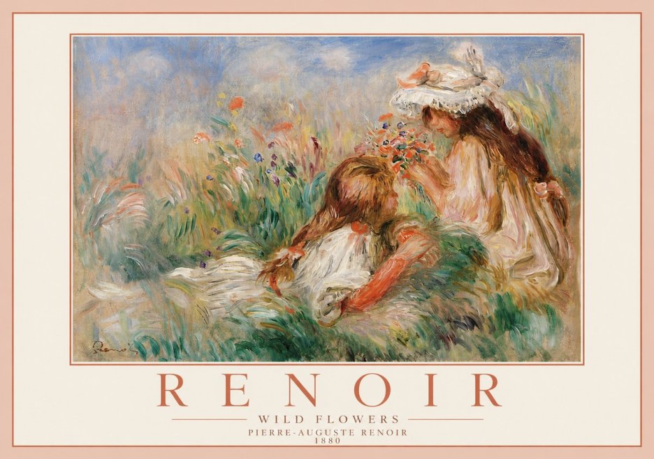 Renoir Wild Flowers No4 - Plakat