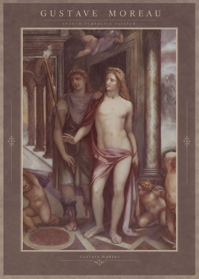 Gustave Moreau Youth No2 - Plakat