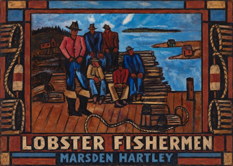 Marsden Hartley Lobster Fishermen II No1 - Plakat