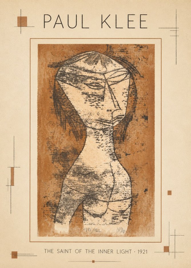 Paul Klee The Saint of the Inner Light No1 - Plakat