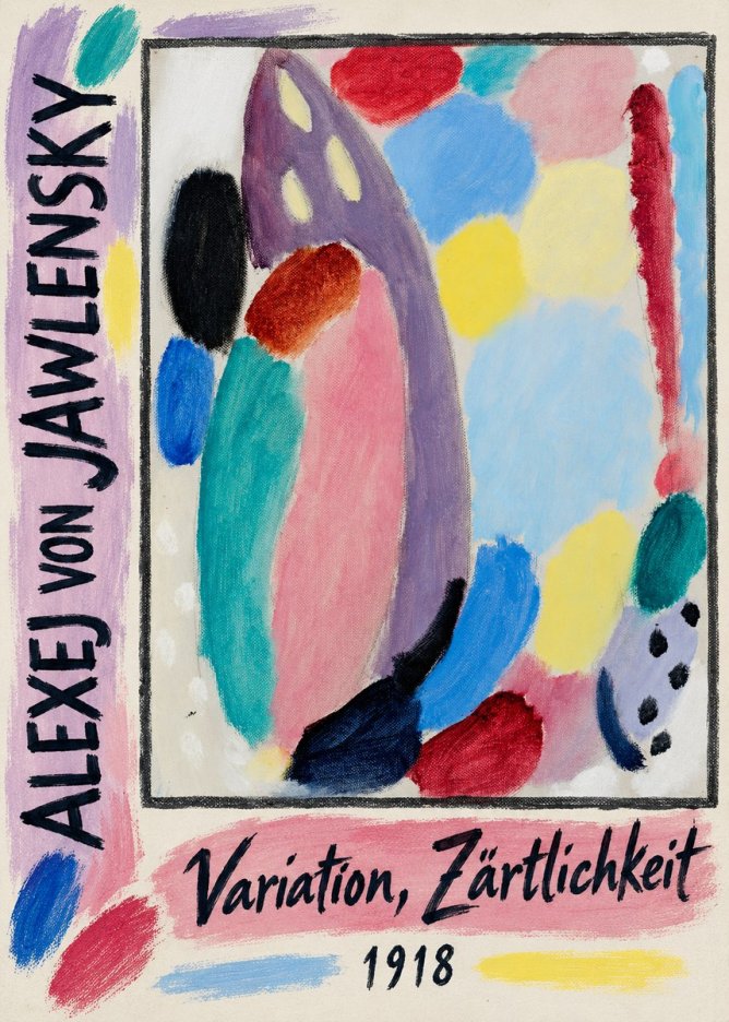 Alexej von Jawlensky Variation, Zärtlichkeit No2 - Plakat