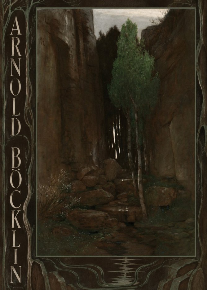 Arnold Böcklin Sacred Grove II No5 - Plakat