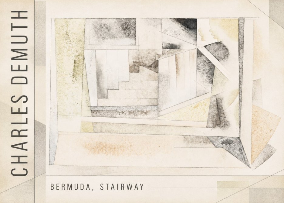 Charles Demuth Bermuda, Stairway No2 - Plakat