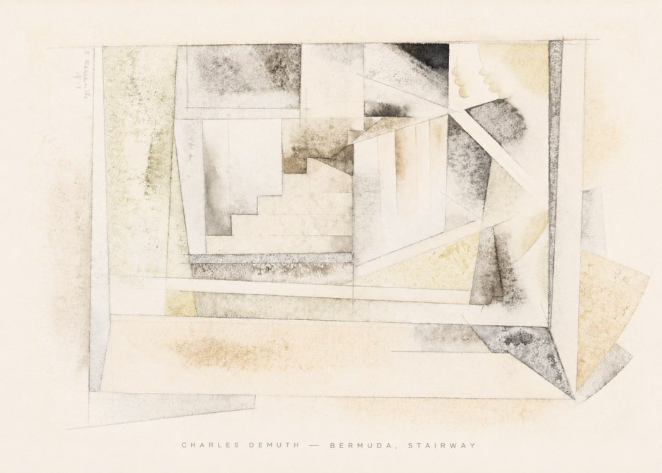 Charles Demuth Bermuda, Stairway No6 - Plakat