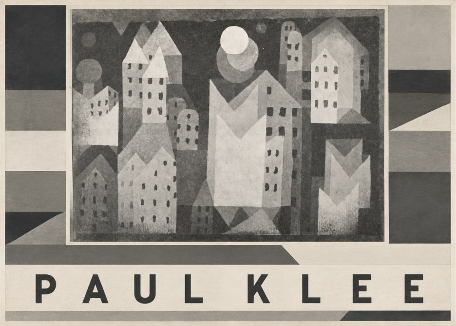 Paul Klee City of Churches No3 - Plakat