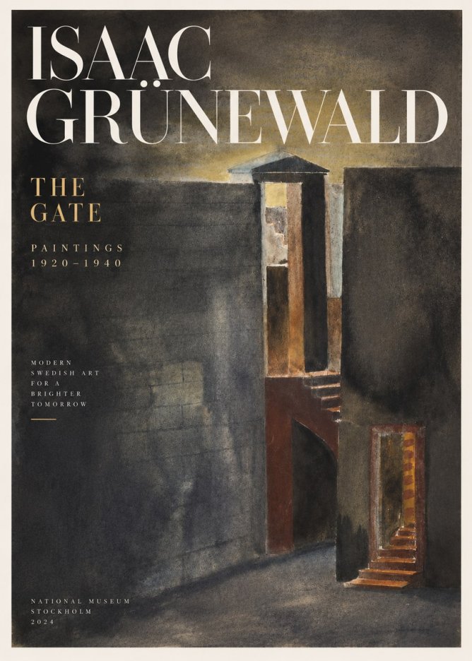 Isaac Grünewald Architectural Fantasy No3 - Plakat