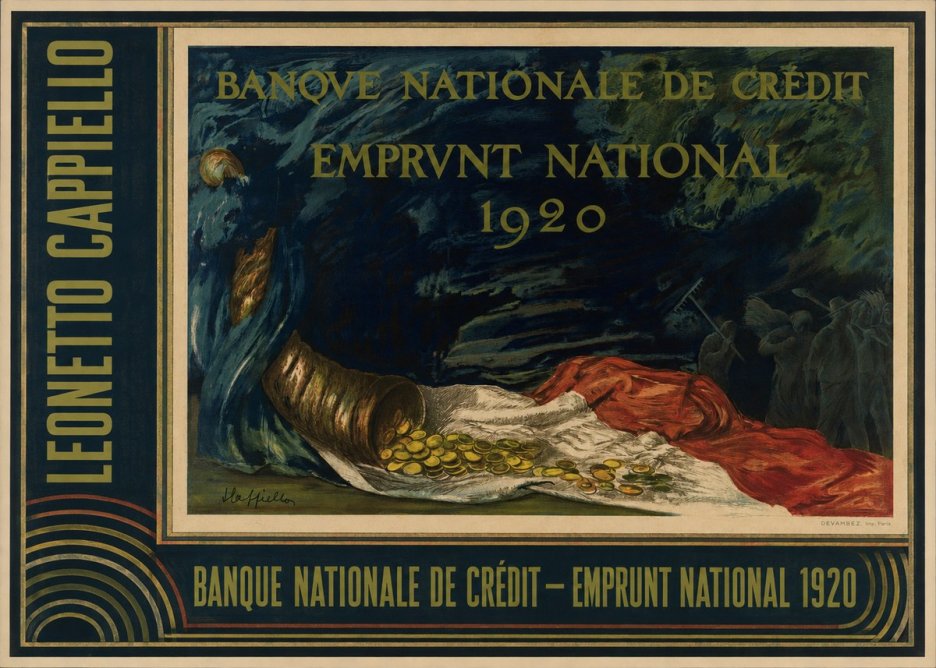 Leonetto Cappiello Banque Nationale De Crédit - Emprunt National 1920 No4 - Plakat