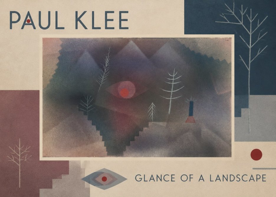 Paul Klee Glance of a Landscape No2 - Plakat