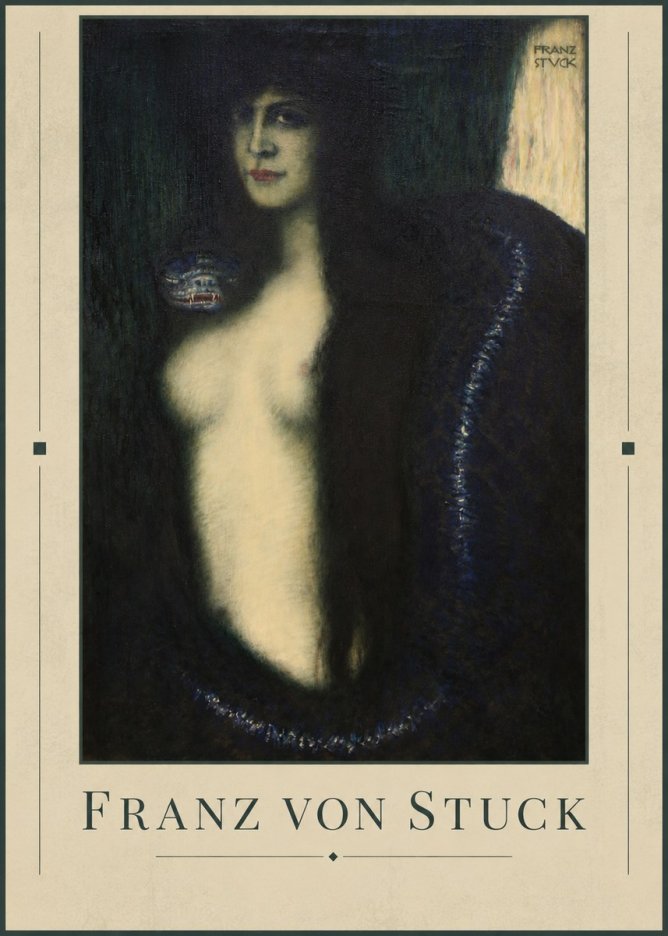 Franz von Stuck The Sin II No2 - Plakat