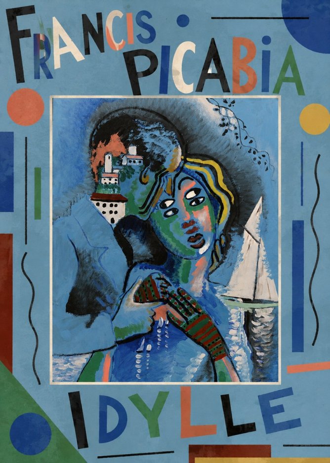 Francis Picabia Idylle No3 - Plakat