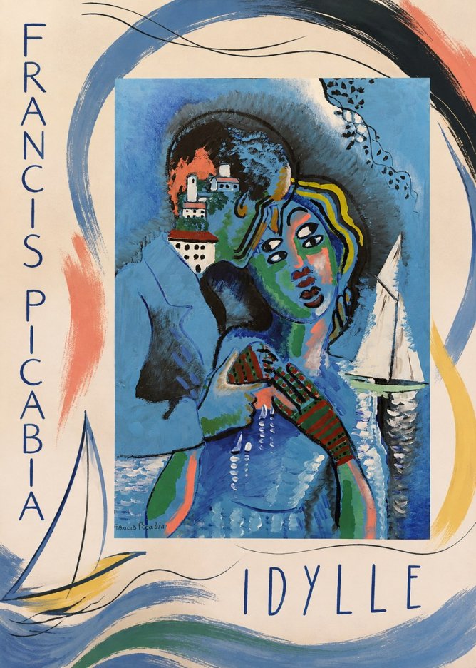 Francis Picabia Idylle No4 - Plakat