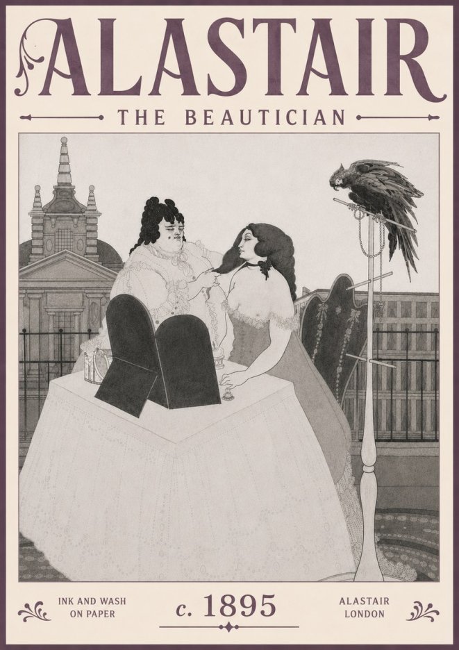 Alastair The Beautician No5 - Plakat