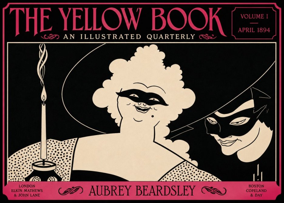 Aubrey Beardsley The Yellow Book I No5 - Plakat