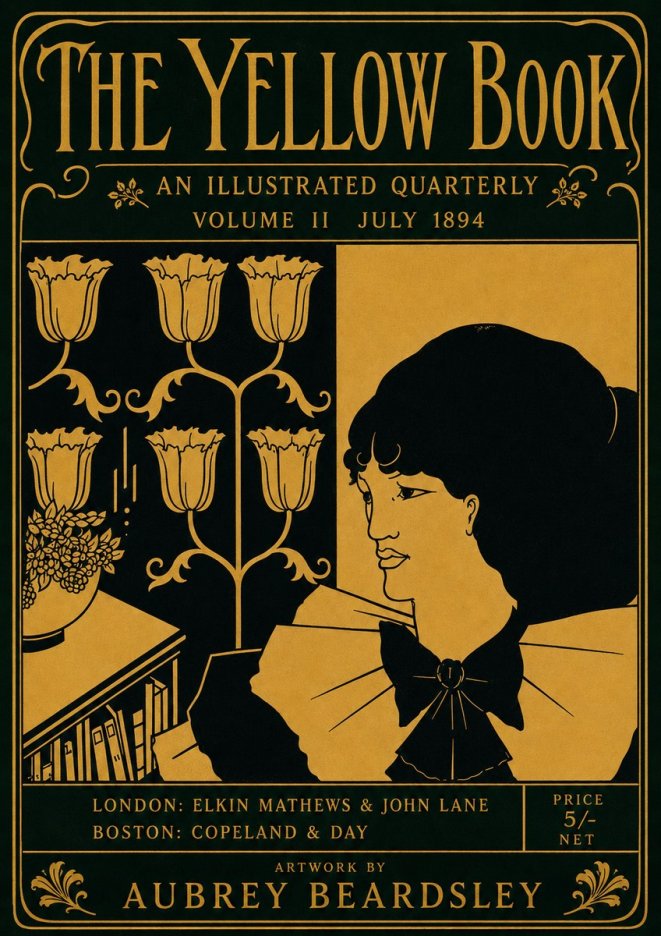 Aubrey Beardsley The Yellow Book - Volume Ii July 1894 No4 - Plakat
