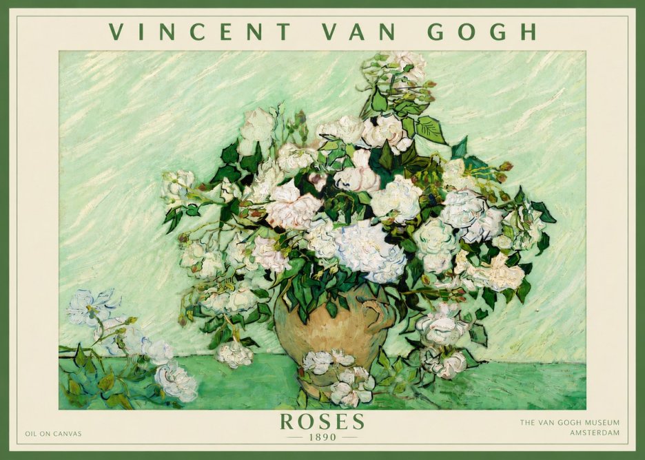 Van Gogh Roses II No5 - Plakat