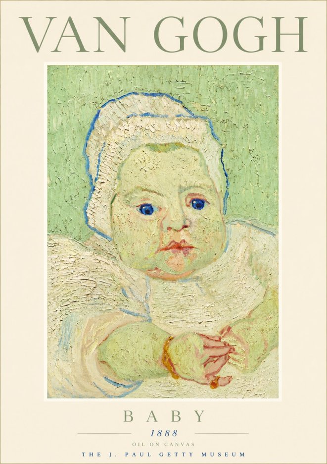 Van Gogh Baby No4 - Plakat