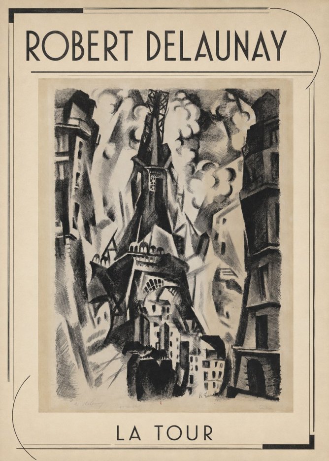 Robert Delaunay La Tour No1 - Plakat