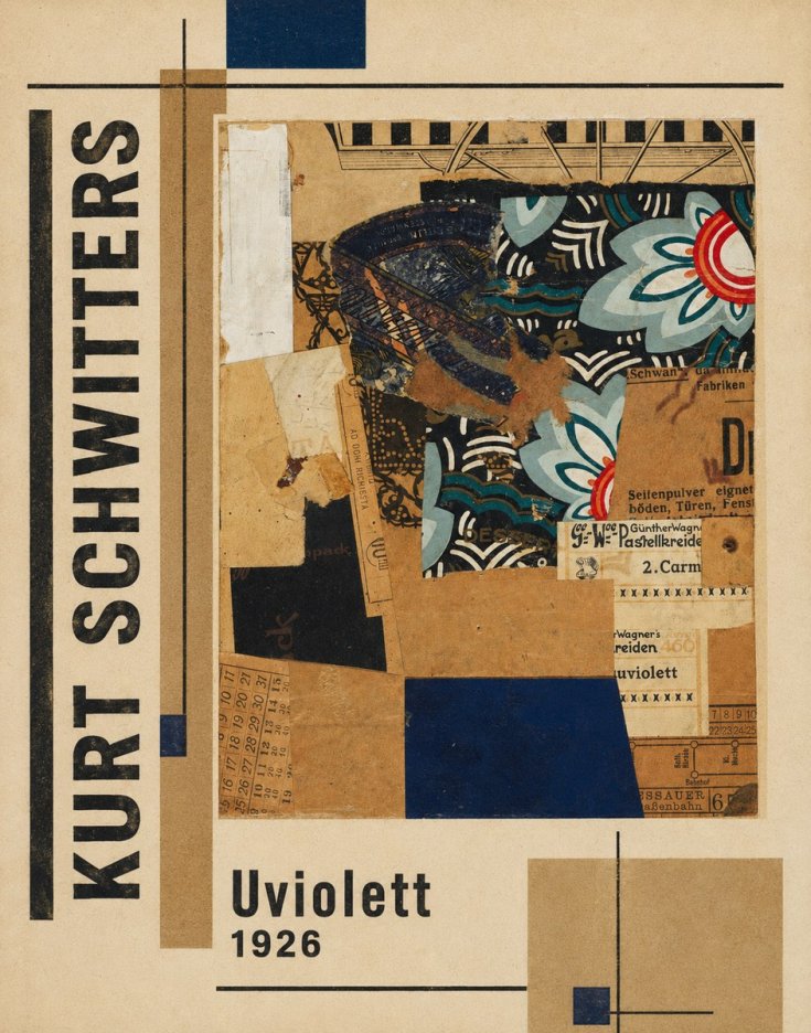 Kurt Schwitters Uviolett No2 - Plakat