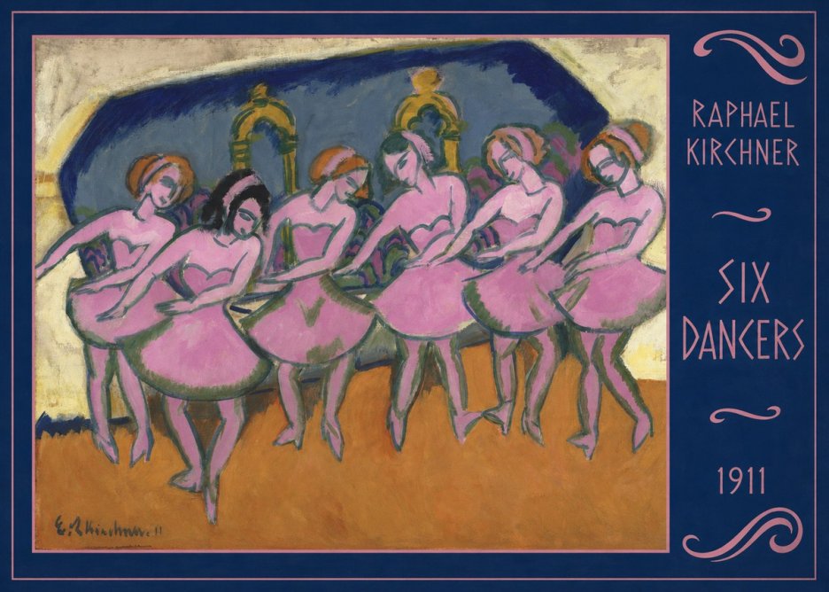 Raphael Kirchner Six Dancers No2 - Plakat