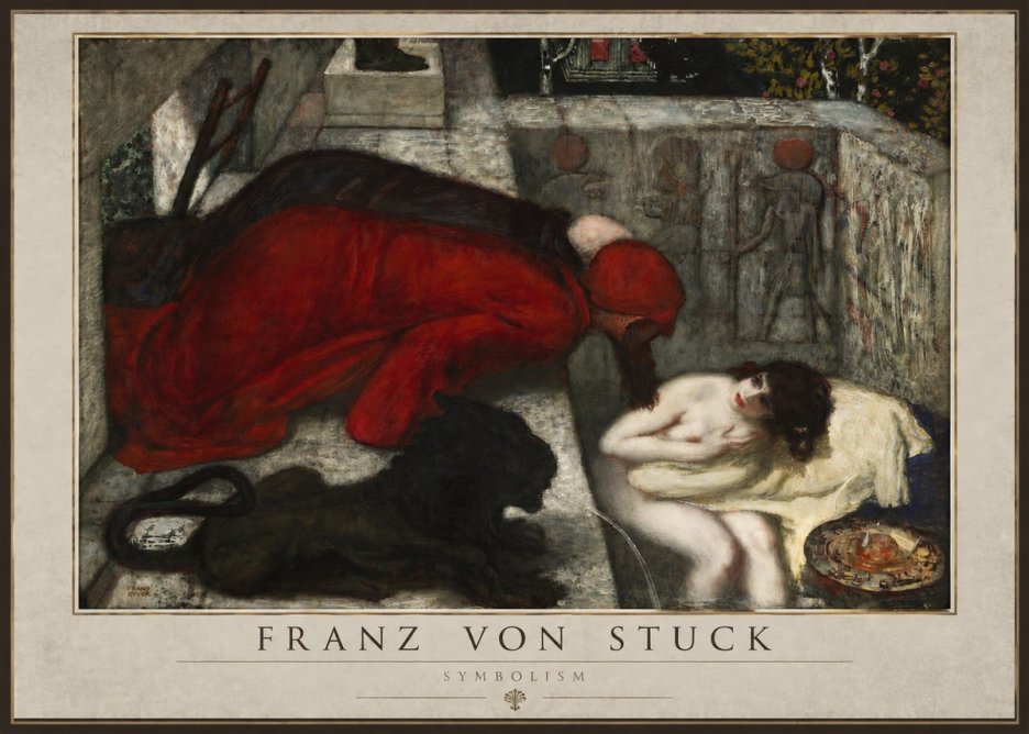 Franz von Stuck Salome No4 - Plakat
