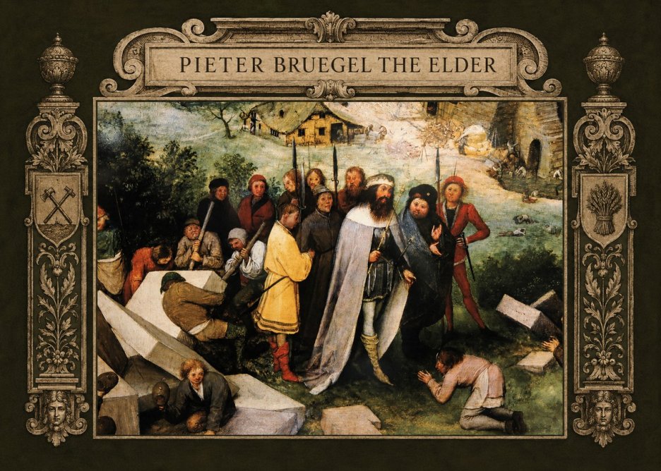 Pieter Bruegel The Blind Leading the Blind III No6 - Plakat