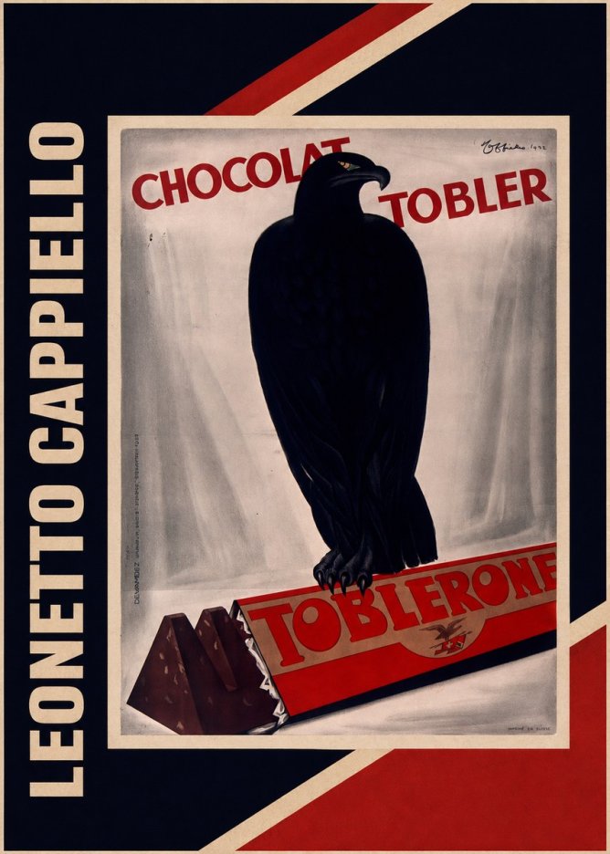 Leonetto Cappiello Chocolat Tobler No2 - Plakat