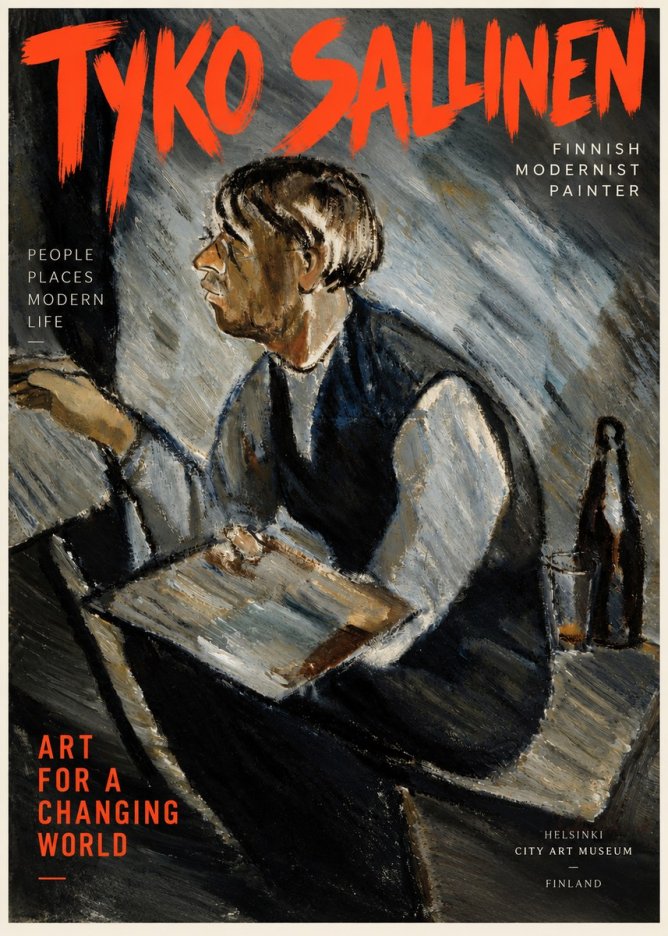 Tyko Sallinen The Artist at Work No2 - Plakat