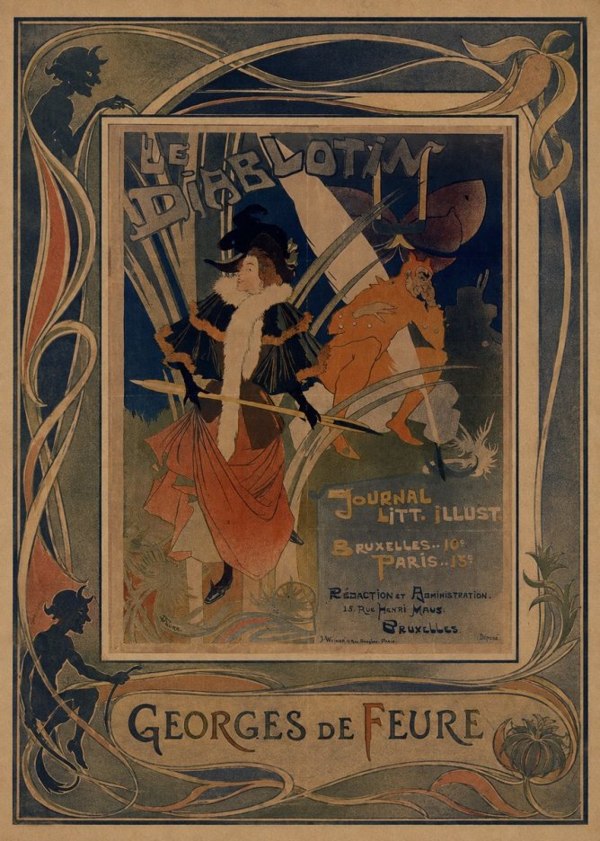 Georges de Feure Le Diablotin III No1 - Plakat