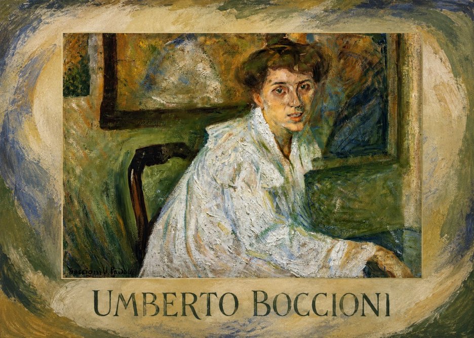 Umberto Boccioni Portrait of the Artist's Mother No6 - Plakat